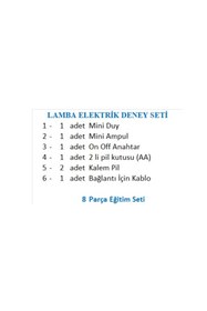 Resim ZENVİVA Lamba Elektrik Deney Seti 