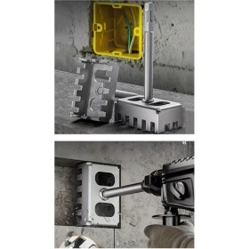 Resim Lenox Tools SDS Elektrik Priz Yeri Açma Aparatı Buat Kanal Açma Duvar Priz Kesme Aparatı 