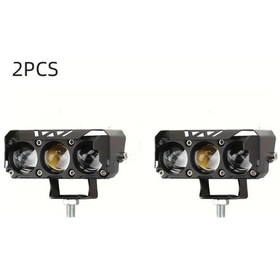 Resim Xuweiwei Kamyon Ve Motosiklet İçin 2 Adet 25w 10.16 Cm Led Çalışma Lambası Led Kovan Işık Led Lamba 
