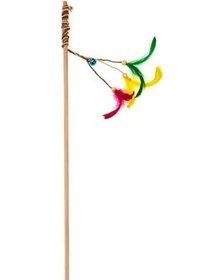 Resim Aquael Ecomfy Toy Gaia Rod Tüylü Kedi Oltası Oyuncağı 50 CM 