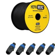 Resim Hepa Merz Connection Paket-13 Hoparlör Kablosu Speakon Konnektör 