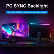 Resim 24/27 İnç Ambilight Bilgisayar Atmosfer Ekran Işık Senkronizasyon Işık Barı Işık ve Gölge Ekranı RGB Fantaziye Renk Ekran Işık Senkronizasyon Işık Şeridi Çoklu Kontrol Modu Yaratıcı Işık Ba 