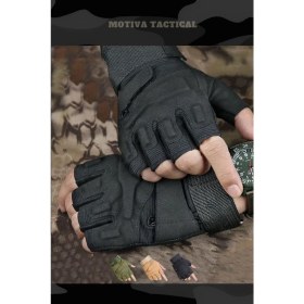 Resim Landview Blackhawk Combat Siyah Taktik Motosiklet Bisiklet Airsoft Eldiven 