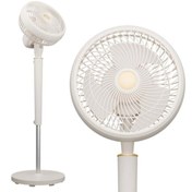 Resim Everest Fan12 Dynabreeze 9'' 70 Watt 3 Hız Kademeli 2000RPM Çift Motorlu Vantilatör Krem Gold 