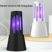 Resim Elektrikli Sivrisinek Öldürücü, Sivrisinek Yakalayıcı ve Böcek Zapper, Mavi Mor Işık Dalgası ile Sivrisineklere Cazibesi, Haşere Kontrolü, USB Fişiyle Çalışan, Ev, Yatak Odası, Bahçe Kamp Kullanımı için Güvenlik Izgaralı LED Mavi Mor Işık Dalga Tuzak 