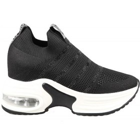 Resim Guja 23y300-4 Dolgu Topuk Siyah Kadın Sneakers 001 