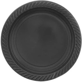 Resim Delixa Benim - Siyah Tabak 25 Adet 22 cm 