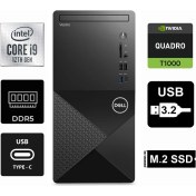 Resim Dell Vostro 3030MT I9-12900KF N6001VDT3030MT-1029 16GB 4tb Quadro T1000 4gb Windows 11 Pro Masaüstü Bilgisayar 