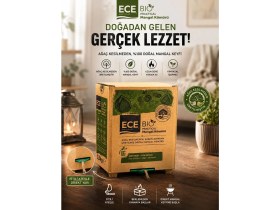 Resim Ece Mangal Kömürü (Bio Kömür %100 Ağaçtan Üretilmiştir) Yelpaze Hediyeli ! 