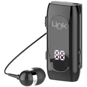 Resim Linktech V80 Makaralı Titreşimli Bluetooth Silikonlu Kulaklık 
