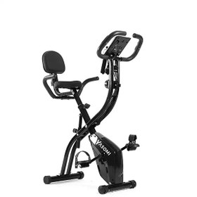 Resim Yasomi 3ü 1 Arada 10 Seviyeli Ultra Sessiz Nabız Ölçer Kolay Katlanır Manyetik Egzersiz Bisikleti 