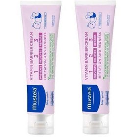 Resim Mustela Vitamin Barrier Cream 1.2.3 Pişik Kremi 100 ml 2 Adet 