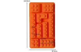 Resim Teknotrust Silikon Kalıp Lego 10 Lu 