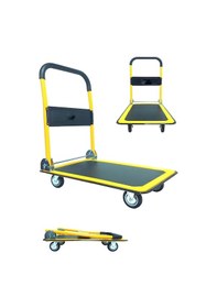 Resim Pro Yerli Üretim Koli Yük Paket Taşıma El Arabası 180 Kg Kapasiteli Katlanır Tablalı 785p 