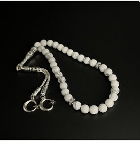 Resim Yıldız Doğal Taş Havlit 8mm 33lük Doğal Taş Tesbih 