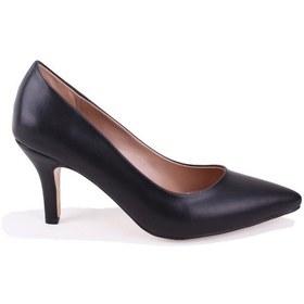 Resim Dagoster Dza07-388412 Siyah Stiletto Topuklu Kadın Ayakkabı Siyah 