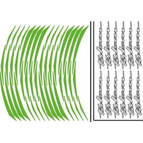 Resim Pulsar Florasan Yeşil Jant Şeridi 