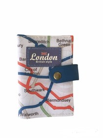 Resim Mavi Londra Haritası Kartvizitlik 