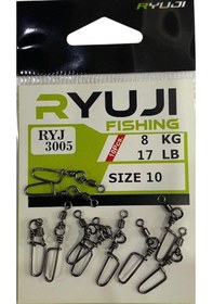 Resim Ryuji Ryj 3005 No:10 Klipsli Fırdöndü 10 Adet 