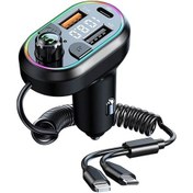 Resim Araba Bluetooth Mp3 Çalar, Qc3.0 Hızlı Şarj, Fm Verici, Usb Çift Fonksiyonlu, Hızlı Şarj Cihazı 