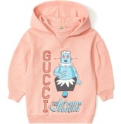 Resim Pembe Logolu Unisex Çocuk Sweatshirt 