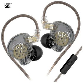 Resim Kz Edx Lite Hıfı Bas Kulaklık Stereo Müzik Kulakiçi Kulak Monitörü Sahne Canlı Edxlite Grey Mıc 