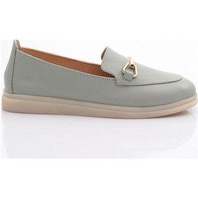 Resim Dgn 409 Kadin Loafer Ayakkabi 409-1567-R1236 Mint Yeşili 