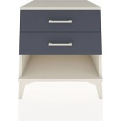 Resim Kronos Komodin 2 Çekmeceli 60X59X64 Aytaşı-Antrasit 