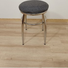 Resim Evko Mobilya Tabure, Bar Taburesi, 2'li Tabure, Metal Ayaklı Tabure - Siyah 