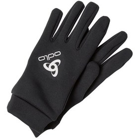 Resim Odlo Stretchfleece Liner Gloves Full Finger Erkek Siyah Eldiven 