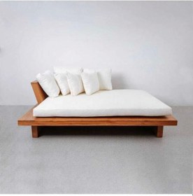 Resim BERZBUĞ LÜKS Ahşap Bahçe Yatak 160wX140d Şezlong 