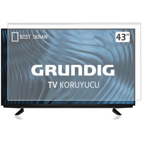 Resim Bestekran Grundig 43" Inç 43 Gdu 7905b Tv Ekran Koruyucu 108cm 109 Ekran Kırılmaz Paneli 