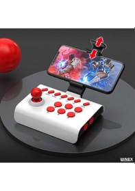 Resim Winex Bsp-y01 Joystick Switch Retro Oyun Konsolu Joystiği Kırmızı 
