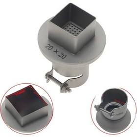 Resim Springsun Bga Isı Fön Ucu, Kuzey-güney Köprü Gerekli Gerekli Tamiri İçin Krom Bakır-titanyum Alaşımlı, 20x20mm Ağlı Tasarım 