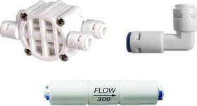 Resim Su Arıtma Cihazı Yenileme Kiti Shut Off - Flow - Check Valf Quick 