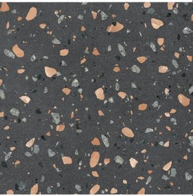 Resim Vitra 60x60 Terrazzo Antrasit Mat Seramik Karo K950795R0001VTE0 ( 