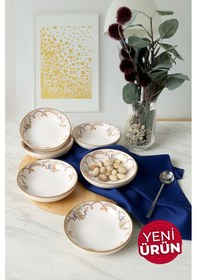 Resim Keramika Bronze Bloom Halka Çerezlik / Sosluk 13 Cm 6 Adet 22929 