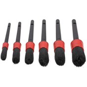 Resim Vkemall 6'lı Otomobil Temizlik Fırçaları Seti - Lastik, Panel, Tekerlek Ve İç/harici Yönetim İçin Dayanıklı Ve Konforlu Kullanim 