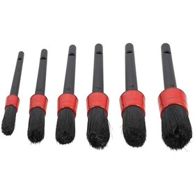 Resim Vkemall 6'lı Otomobil Temizlik Fırçaları Seti - Lastik, Panel, Tekerlek Ve İç/harici Yönetim İçin Dayanıklı Ve Konforlu Kullanim 