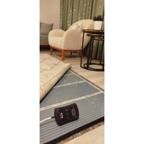 Resim Oxa Halı Altı Isıtıcı Karbon Film Zaman Ayarlı Termostatlı 1.kalite 