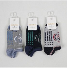 Resim Katamino Erkwk Çocuk Dikişsiz Taban Kaydırmaz Patik Çorap 6 Çift Katalog Rengi 