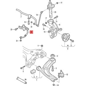 Resim Oddities Sol Ön Far Seviye Sensörü 5Q0412521C Audi Seat Skoda Vw Passat 2015-2018 Süspansiyon Gövde Yükseklik Sensörü (Yurt Dışından) 