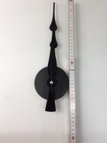 Resim Otantik Metal Göbek Siyah Renk Saat Motor Akrep Yelkovan Standart Boy 