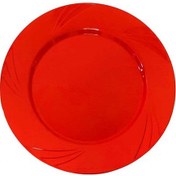 Resim Tabak Kristal 22,5 Cm Kırmızı Pk:6 +3 