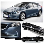 Resim Volvo V40 Gündüz Ledi 2 Fişli 2013 2015 Sol Siyah 