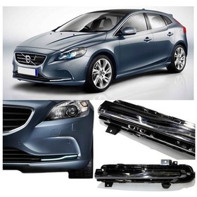 Resim Volvo V40 Gündüz Ledi 2 Fişli 2013 2015 Sol Siyah 