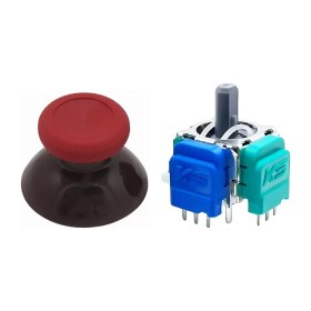 Resim Pop Konsol Xbox One Manyetik Analog Motor 1+1 Set Bordo Topuz Hall Sensör Joystick Yedek Parça 