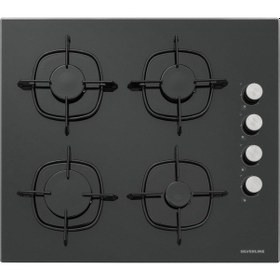 Resim Silverline BO65E1B01 - CS5335B02 - 3481 FLAM 3'lü Siyah Cam Ankastre Set 
