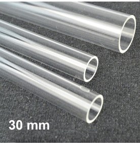 Resim Pleksi Boru Şeffaf Akrilik Tüp Saydam 30 X 2 Mm 553156896 