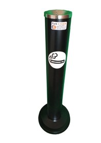 Resim Sigara Söndürmelik - Dış Mekan Ayaklı Küllük Mat Siyah 